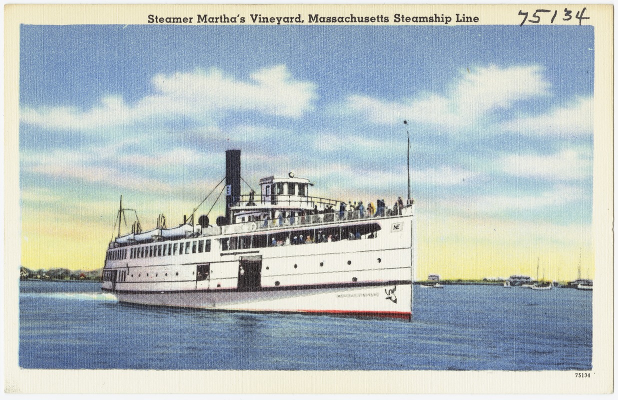 Steamer Martha's Vineyard, Massachusetts Steamship Line