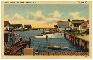 Public wharf, 23rd Street, Avalon, N. J.