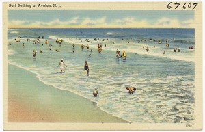 Surf bathing at Avalon, N. J.