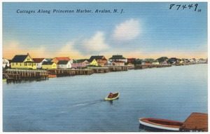 Cottages along Princeton Harbor, Avalon, N. J.