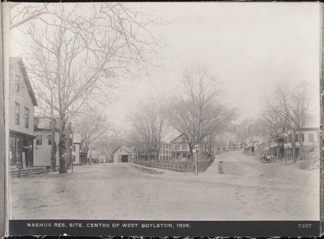 Wachusett Department, Nashua Reservoir site, Center of West Boylston