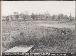 Wachusett Department, Wachusett Watershed, Gates Brook Improvement, east from Electric Avenue down west branch (compare with No. 7250), West Boylston, Mass., Oct. 26, 1916