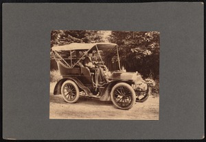 Henry M. Knowles of 184 Main Street, Fairhaven, MA in a Locomobile