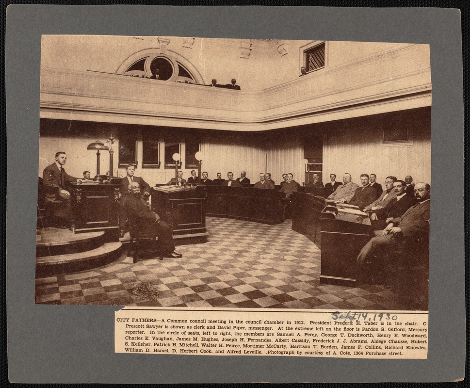 City Council, New Bedford, MA Digital Commonwealth