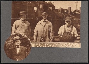 Crew of the Fairhaven branch of the Boston Division of the New York, New Haven and Hartford Railroad