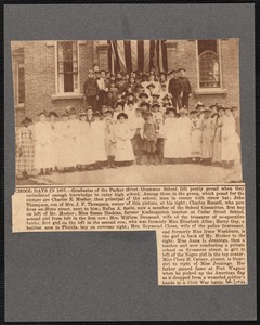 1891 graduates of the Parker Street Grammar school, New Bedford, MA