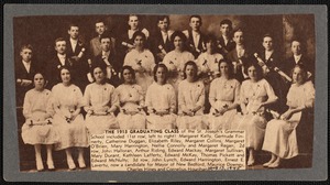 Saint Joseph's Grammar School 1913 graduating class, New Bedford, MA