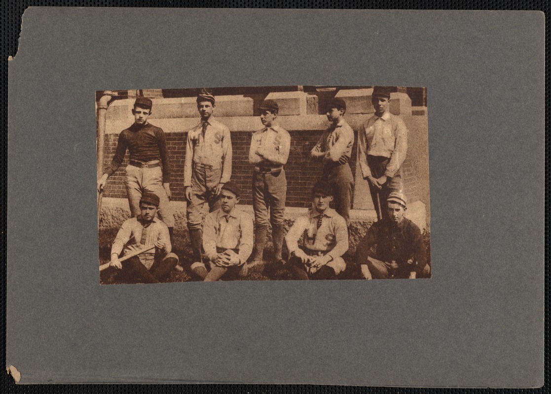 New Bedford High School 1888 baseball team, New Bedford, MA