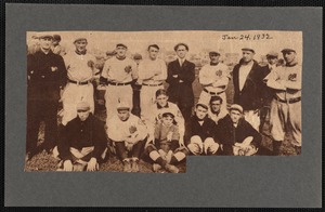 The Tremont baseball team, New Bedford, MA