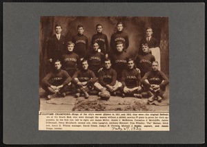 Defenders of the South End team photograph, New Bedford, MA