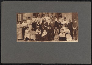 A group of the South Primitive Methodist Church in 1895, New Bedford, MA