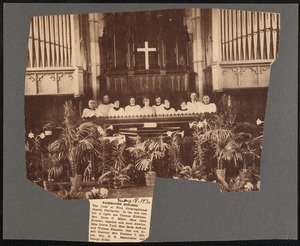 Choir at the First Congregational Church, Fairhaven, MA