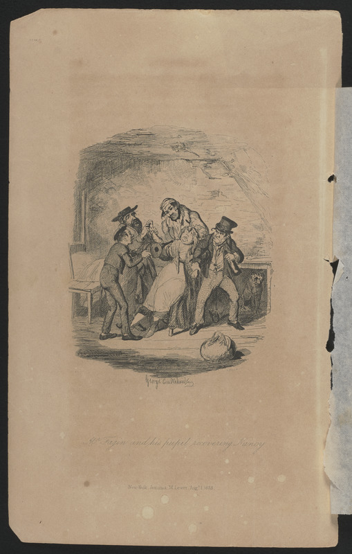 Mr. Fagin and his pupil recovering Nancy