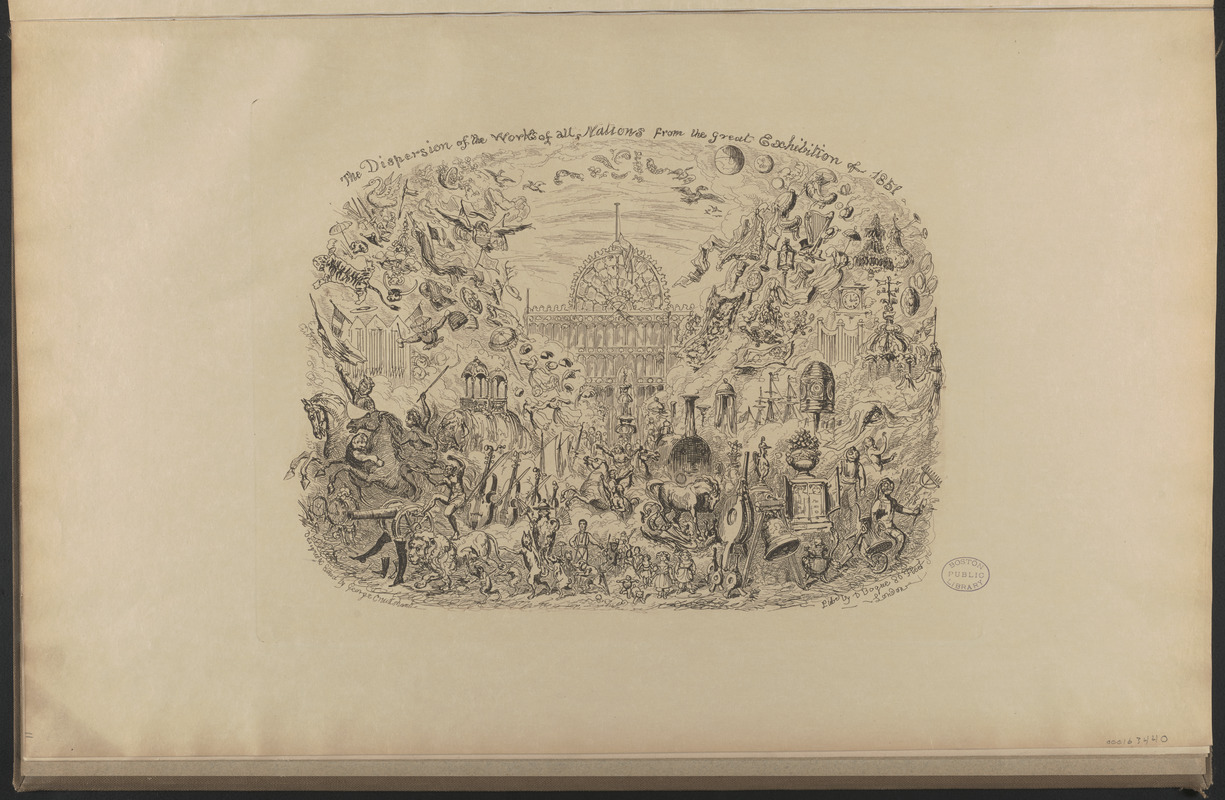 The dispersion of the works of all nations from the Great Exhibition of 1851