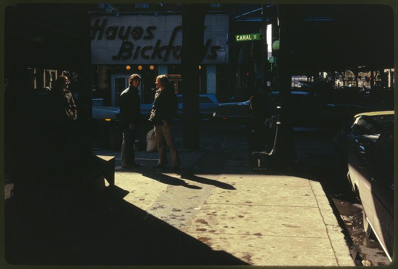 Under the 'El' at North Station at 'Causeway Street'