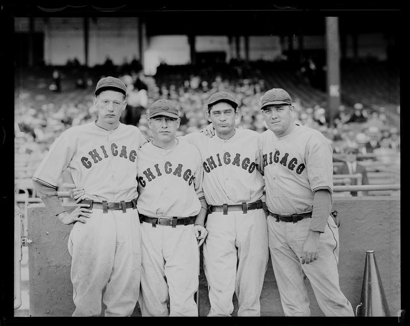 Chicago Cubs players Lon Warneke, Charlie Root, Guy Bush, and Pat Malone