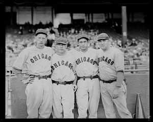 Chicago Cubs players Lon Warneke, Charlie Root, Guy Bush, and Pat Malone