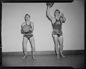 Basketball 41-'42, Burgess and Maleska