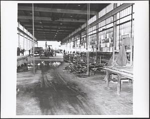 Interior of the mill after the flood