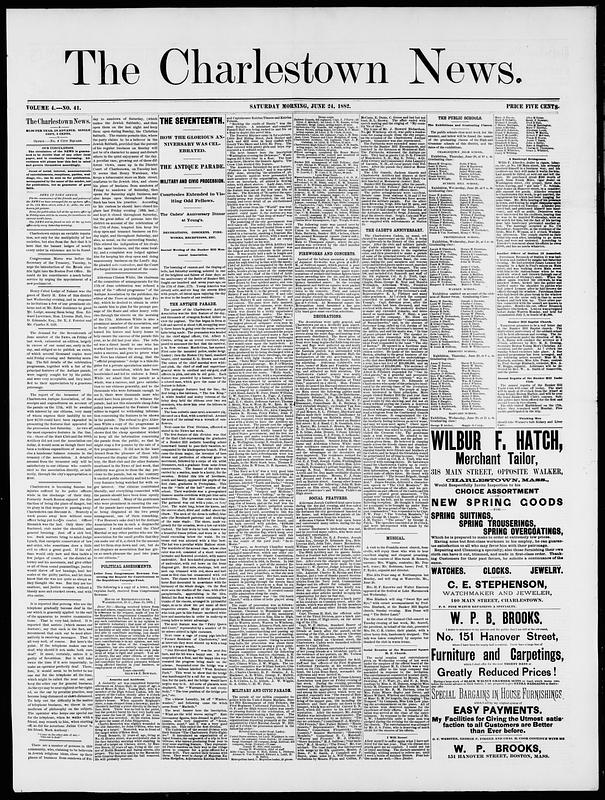 The Charlestown News. June 24, 1882 - Digital Commonwealth