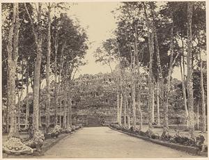 View of Borobudur, Java, Indonesia