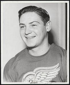 Calder Cup Award Raises Sawchuk's Loot to $4000. Detroit Redwing goalie Terry Sawchuk today sported the Calder Cup trophy as outstanding rookie in the National Hockey League the past season. But he also sported a fat bankroll totalling $4000 in bonus money. For in addition to the $1000 that accompanied the Calder Award, he pocketed $1000 as the Wings won the league title, $500 as runner-up for the Vezina goaltending trophy, plus $500 the Wings made up to him since they thought he should have won the $1000 Vezina first money. Sawchuk, who now has won outstanding rookie honors in every pro league he ever played in, was the first choice of 15 of the 18 writers in the voting, polling 51 point sout of a possible 54. Runner up was Toronto goalie Al Rollins with 26 points. His teammate, Danny Lewicki, finished third. Next in order were Reg Sinclair, New York; Tom Johnson, Montreal, Gerry McNeil, Montreal, Boom Boom Geofrion, Montreal, Max Quackenbush, Bruins; Bud MacPherson, Montreal and Lorne Ferguson, Bruins.