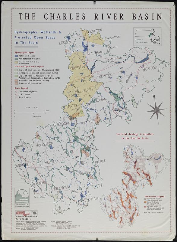 The Charles River basin - Norman B. Leventhal Map & Education Center