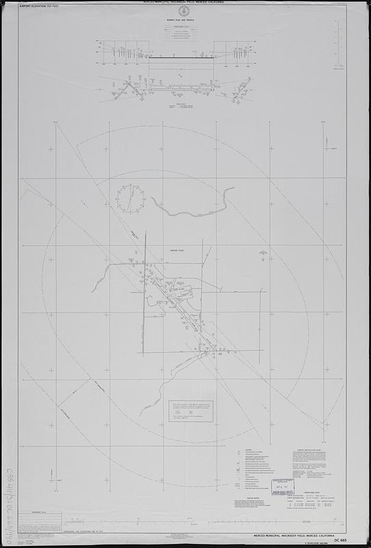Airport obstruction chart, OC 665, Merced Municipal-Macraedy Field, Merced, California