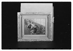 Modern art c/o Collier Copies of oils & watercolor & 2 statues