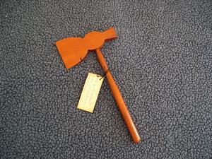 Wooden toy hatchet