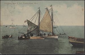 Returning from a sail, Provincetown, Mass.