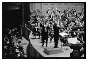 Balokovic violins with Boston Symphony, Koussevitzky conducting