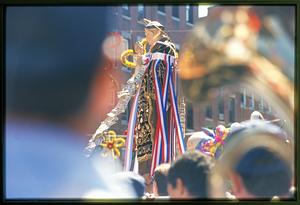 Boston 2002: A statue of St. Anthony is carried through the N. End during St. Anthony Feast in late August