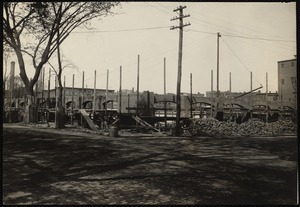 Site of new worsted mill, corner of Canal and Hampshire streets