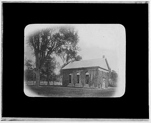 Ivy-covered brick building