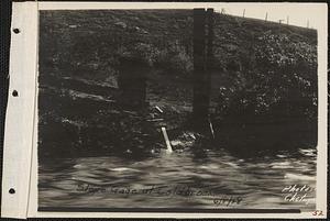 Ware River stream, slope gage at Coldbrook, Coldbrook, Barre, Mass., Jun. 8, 1928