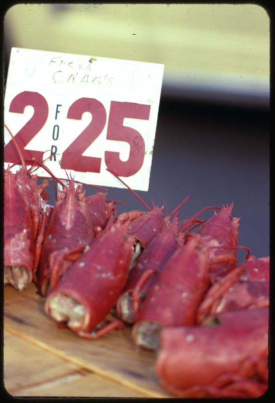 Lobsters for sale Digital Commonwealth