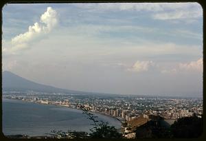Gulf of Naples and part of Mount Vesuvius, Italy