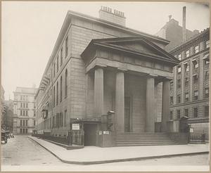 The old Court House, Boston, present site of the City Hall annex