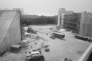 Hurricane Barrier construction, New Bedford