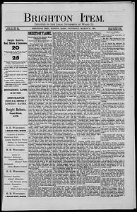 The Brighton Item, March 14, 1891