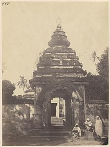 View of unidentified temple or temple entrance building