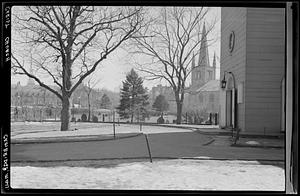 Christ Church Cambridge from front drive