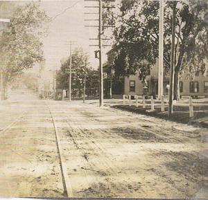 View down South Main Street