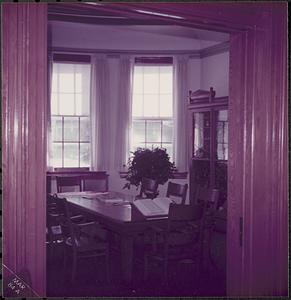 Reading room, east from main gallery, Lawrence Library