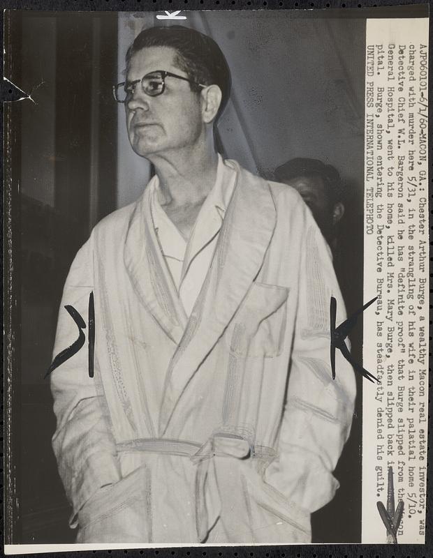 Chester Arthur Burge, murder case