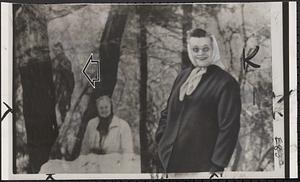 Double exposure shows possible triple slayer (arrow)