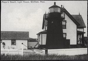 Mayor's Beach, Light House, Wellfleet, Mass.