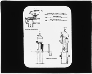 Distribution Department, drinking fountain, engineering plan, Mass., ca. 1880-1889