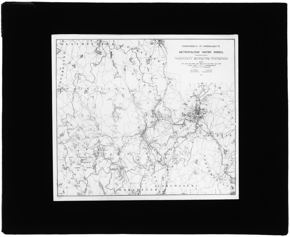 Maps, Wachusett Reservoir Watershed, Mass., 1910